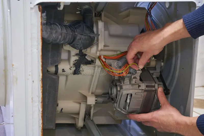 Washing machine motor replacement service